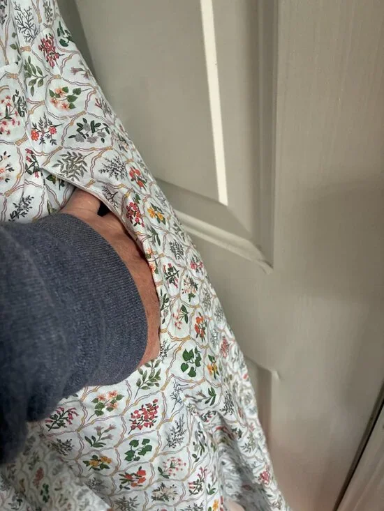 Ivy City Co Mae Dress Floral Lace Collar Puff Sleeve Cottagecore Size 14 - Picture 9 of 13